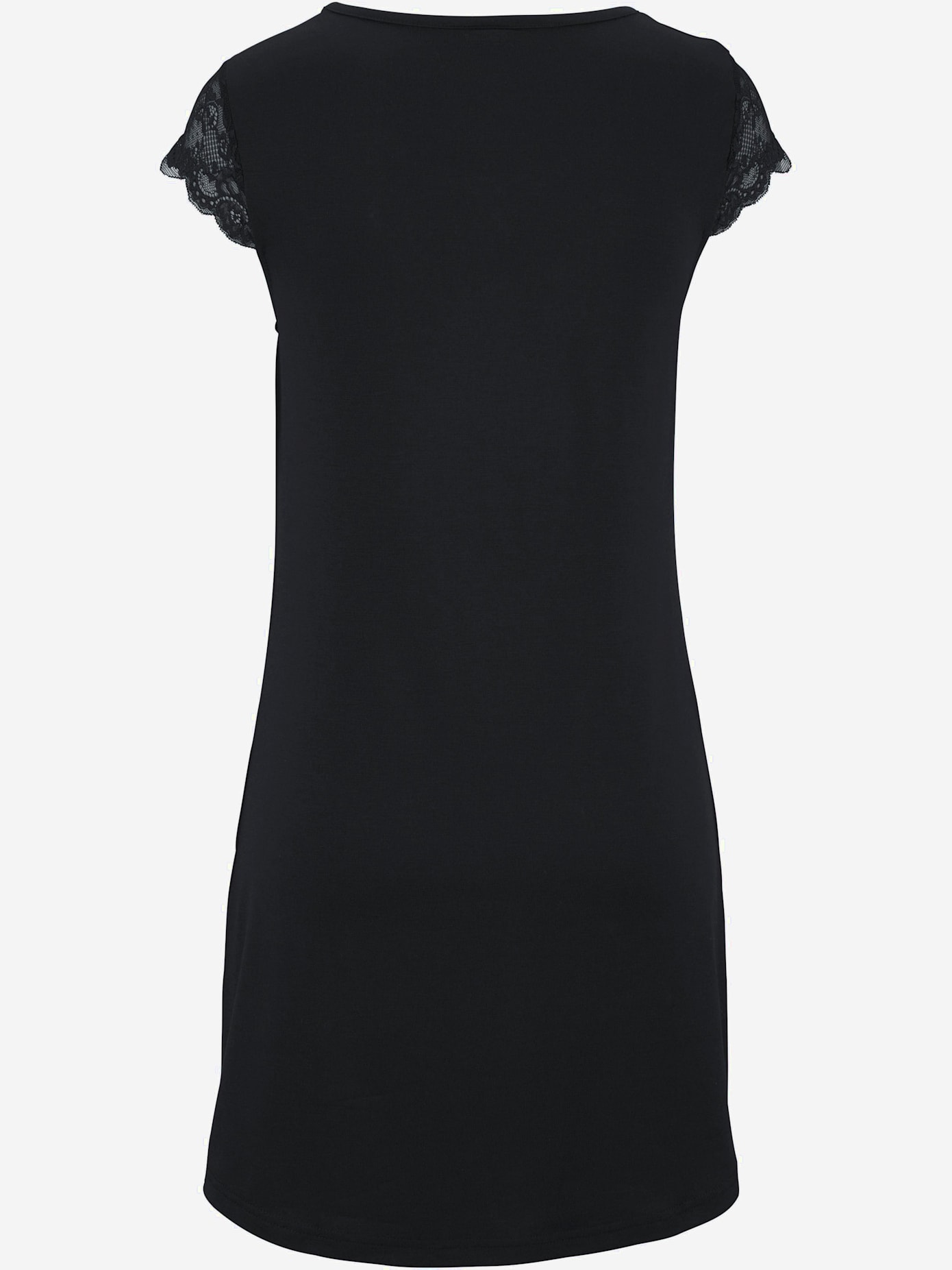 Chemise de nuit élégante avec encolure arrondie intégrée