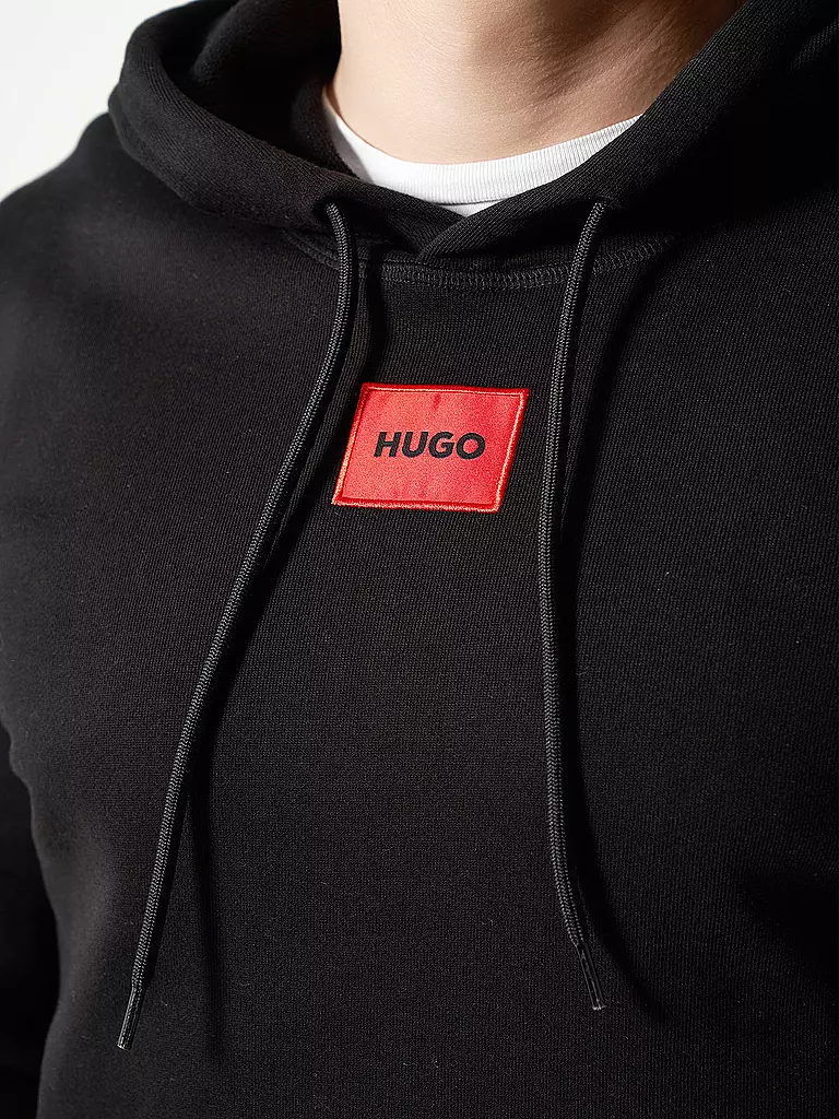 HUGO Kapuzensweater - Hoodie Daratschi schwarz