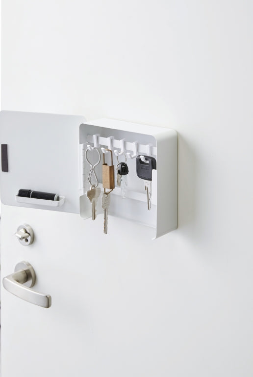 Yamazaki Magnetisch Sleutelkastje - Tower - Wit
