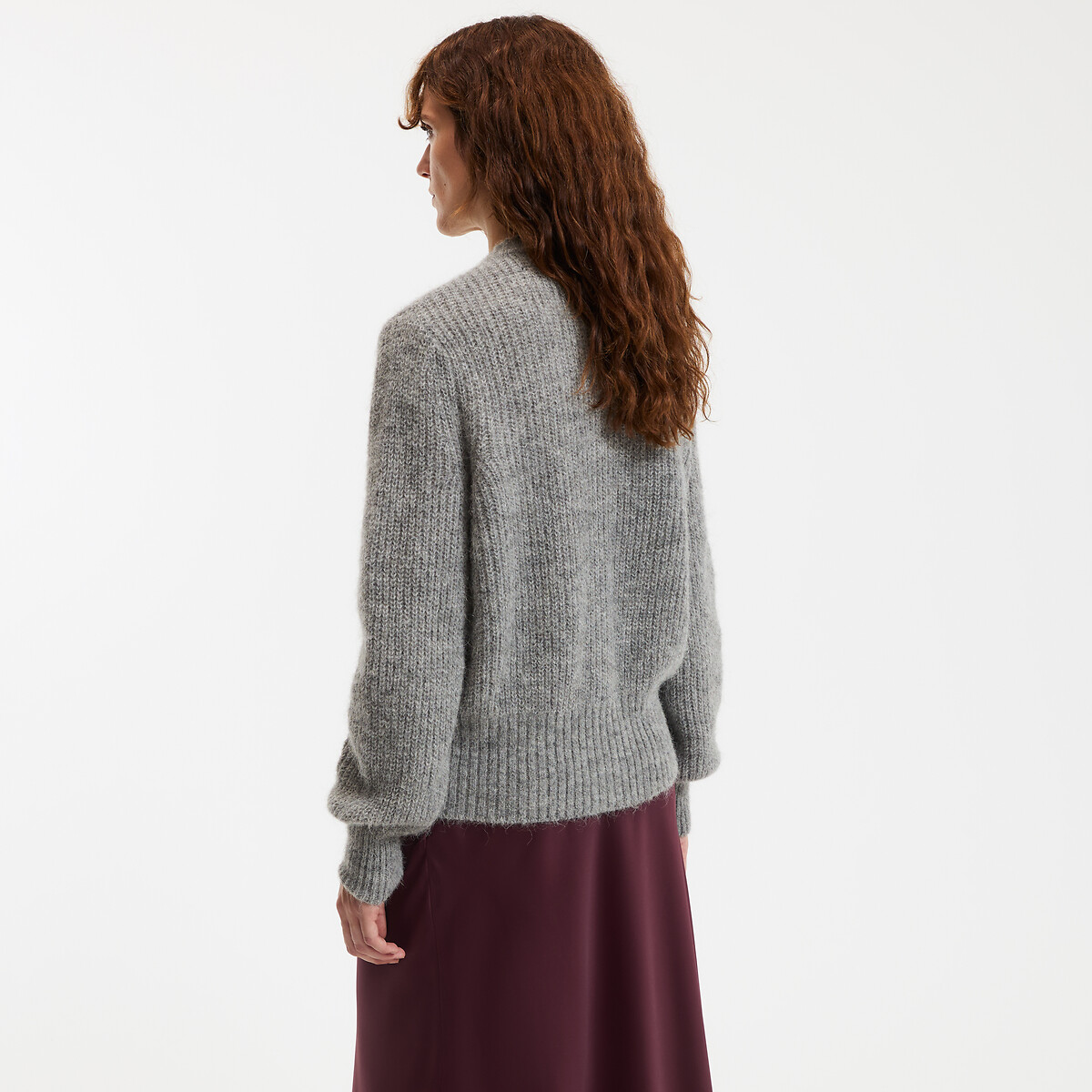COLEÇÕES LA REDOUTE<br>Colete em malha mista de alpaca, Assinatura AMBROISE