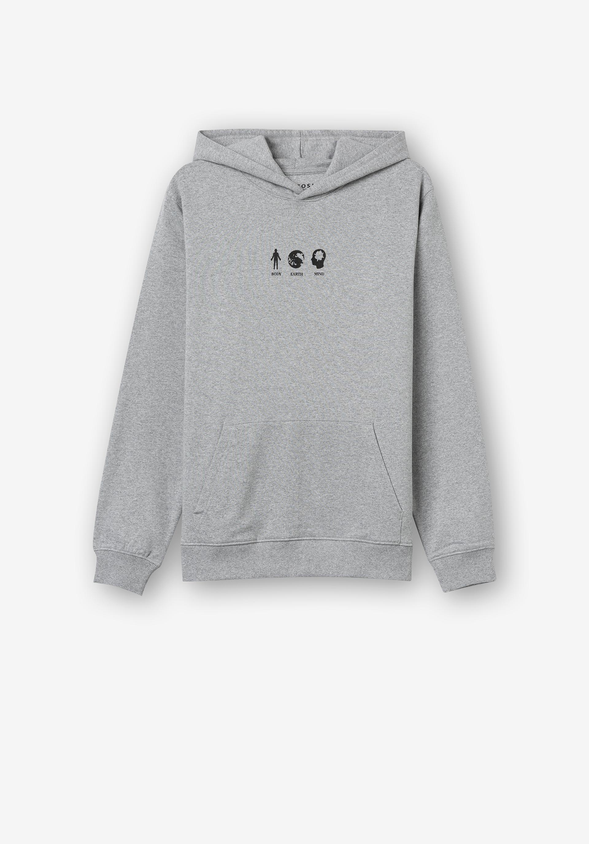 Hoodie com Estampado nas Costas