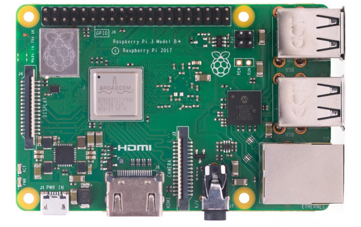Entwicklerboard Raspberry Pi 3 Model B+ 1 GBVielseitiger Singleboard Computer