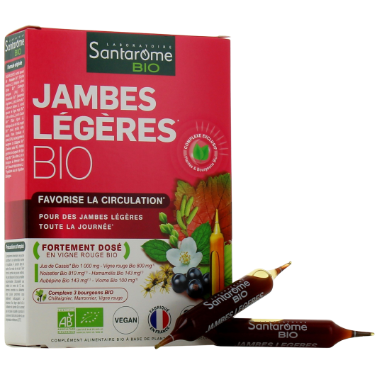 Santarome Jambes Légères Bio - Complément alimentaire circulation