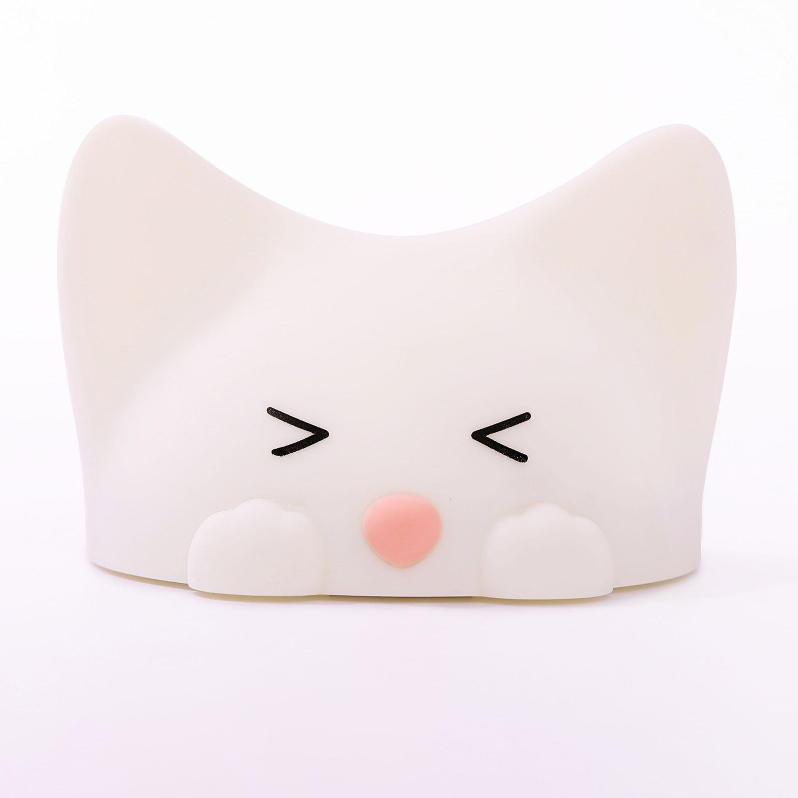 LED-Touch-Nachtlicht - weiß - Katze - dimmbar