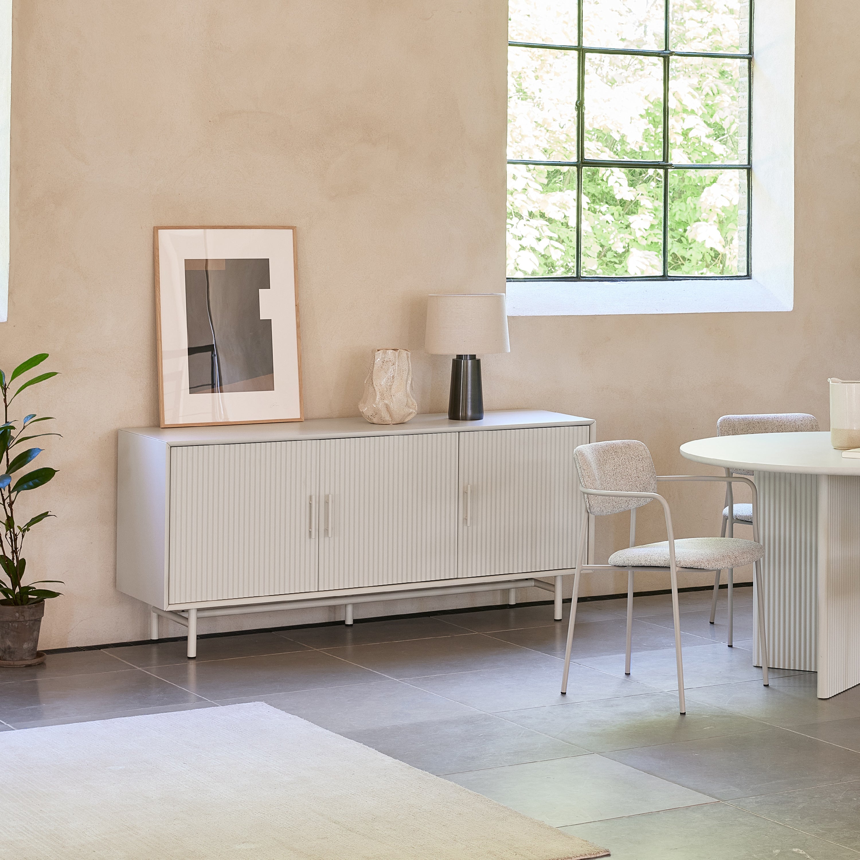 by fonQ Staple Eettafel Ã 110 cm - Greige