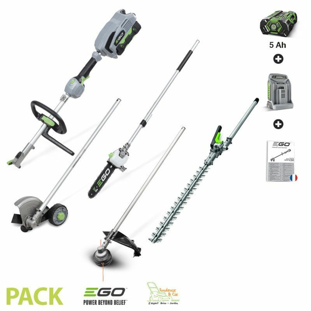 Pack outil de jardin multifonction à batterie 56v 4 en 1 egopower