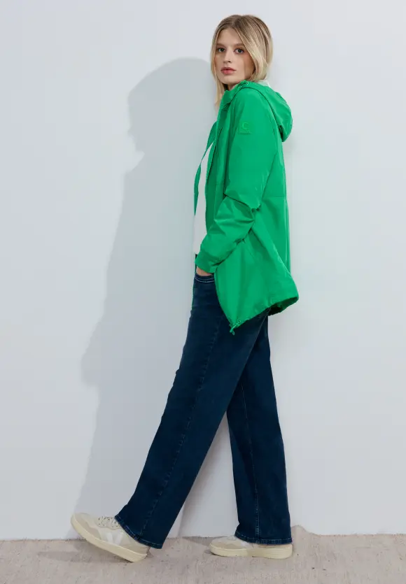 Langer Windbreaker - grass green
