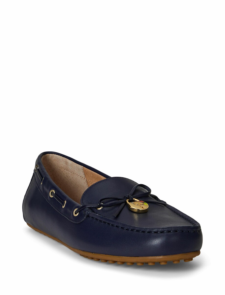 LAUREN RALPH LAUREN<br>Mocassins de couro Wylie