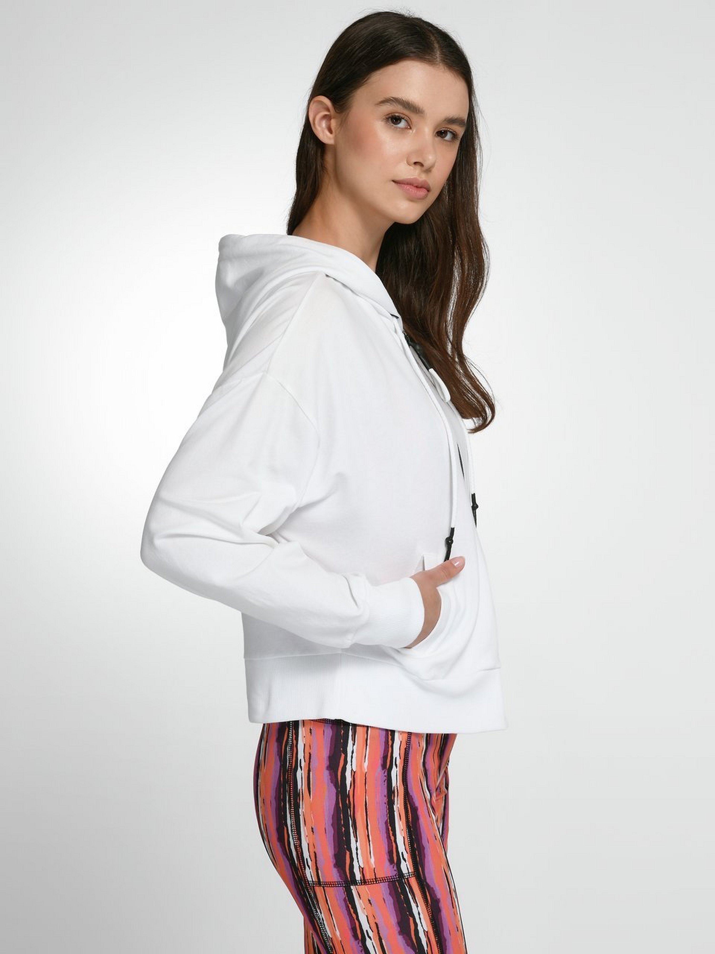 Kapuzen-Sweatjacke im Oversized-Style