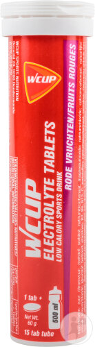 WCUP Electrolyte Tablets Fruit Rouges 15 Pièces
