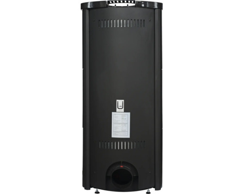 Hark Lova ECOplus keramische houtkachel, meteorzwart, 6 kW, kamerluchtonafhankelijk