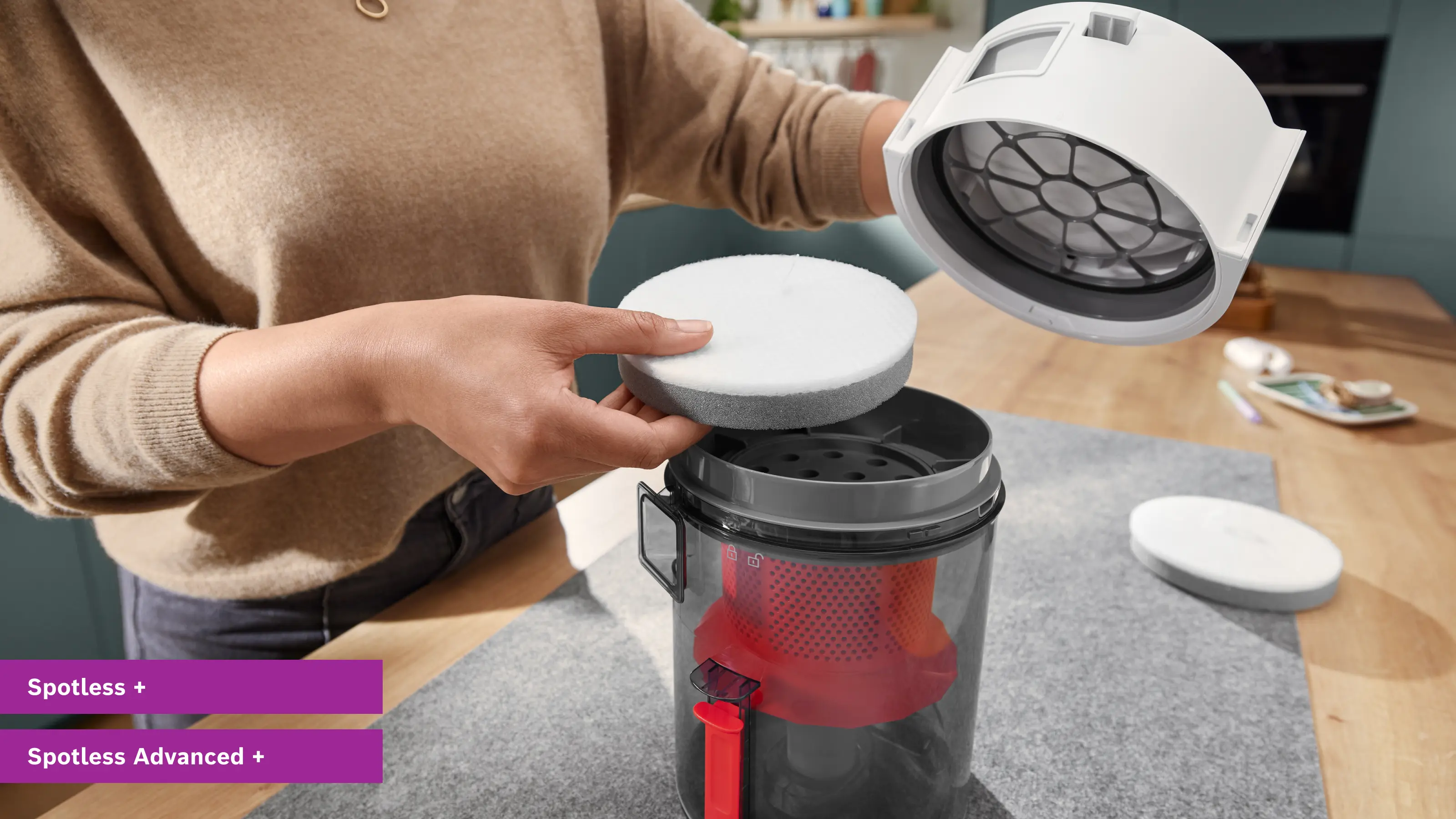 Sponsfilter servicestation Spotless BHZRSFD • 17009010