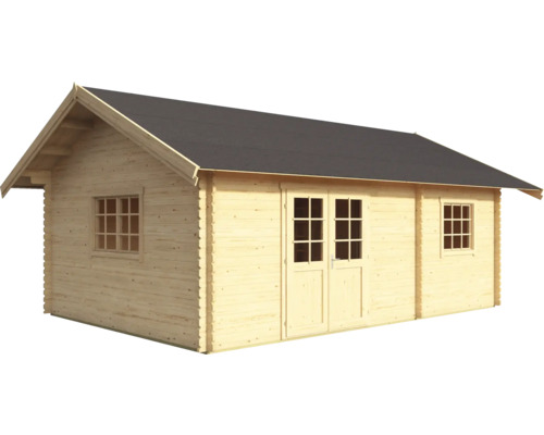 Outdoor Life Colorado tuinhuis met vloer en dakshingles, 675 x 490 cm, naturel