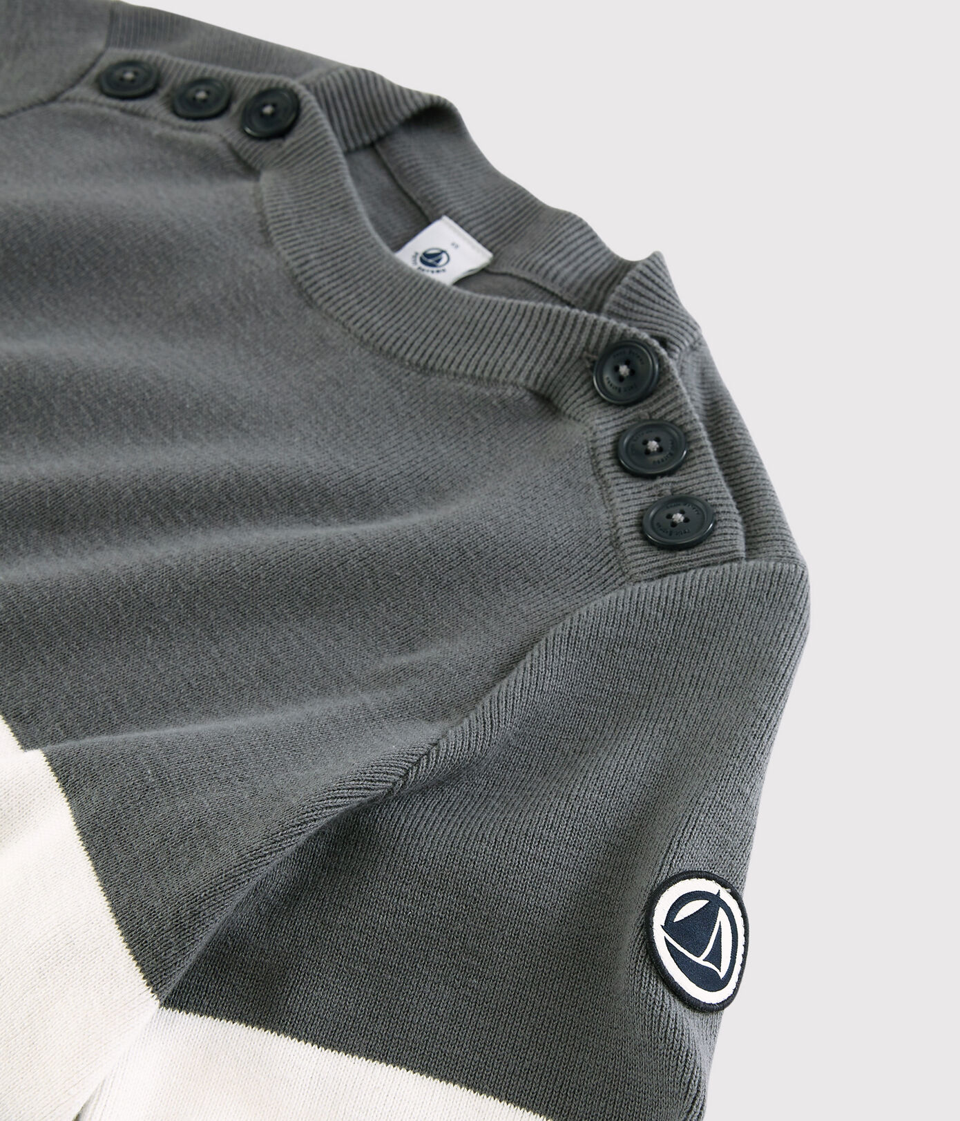Pull marin en coton Femme