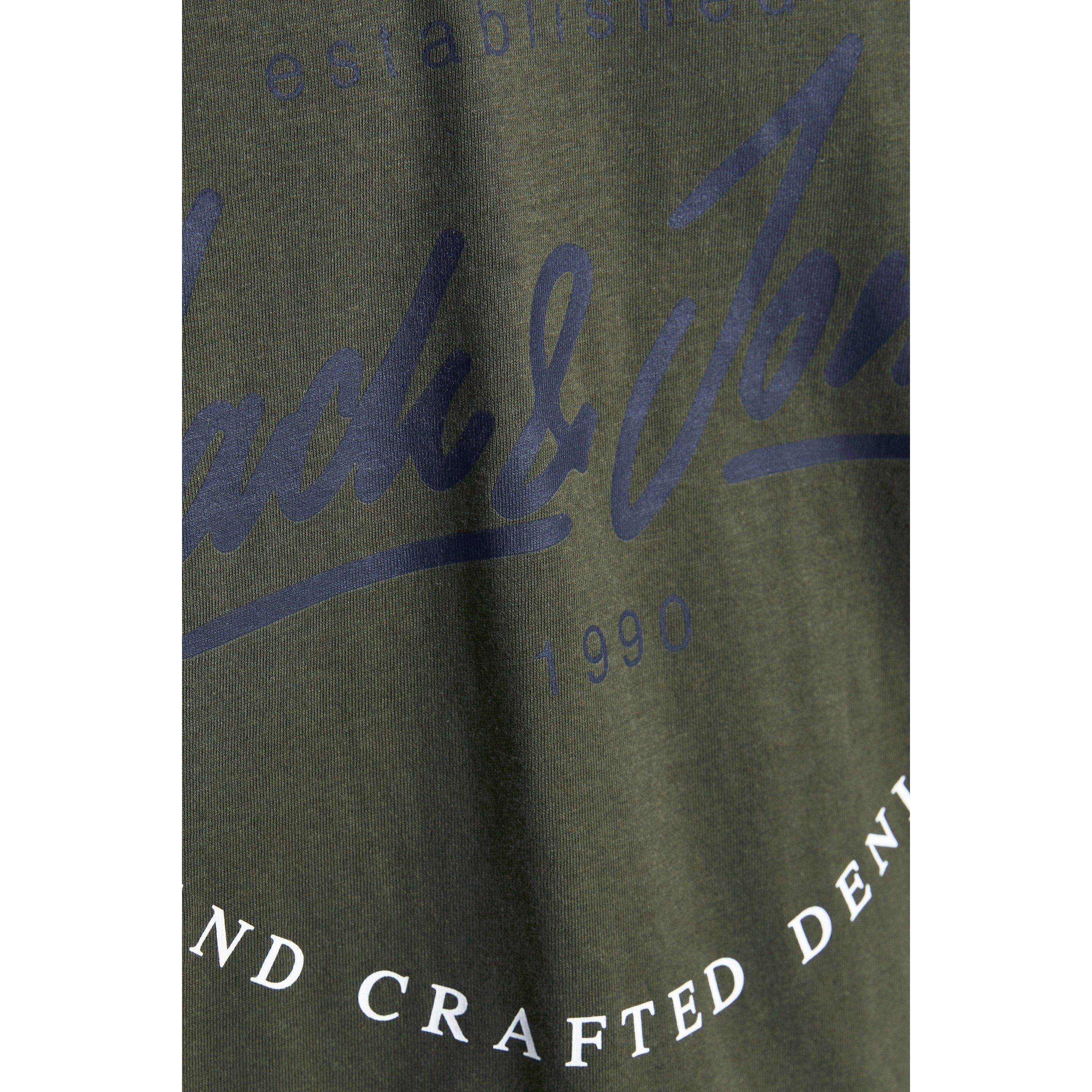 Jack and Jones 5 Pack Short Sleeve T Shirt Mens