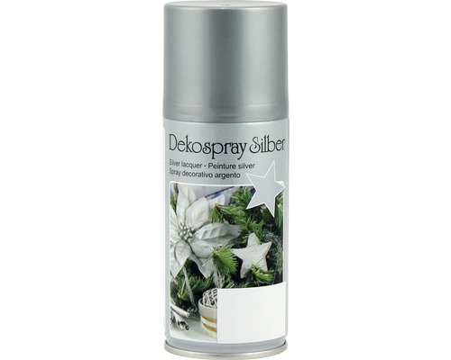 Zilveren decoratieve spray 150 ml