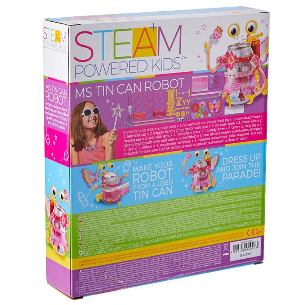 4M Steam Powered Girls - Blechdosen Roboter Girl