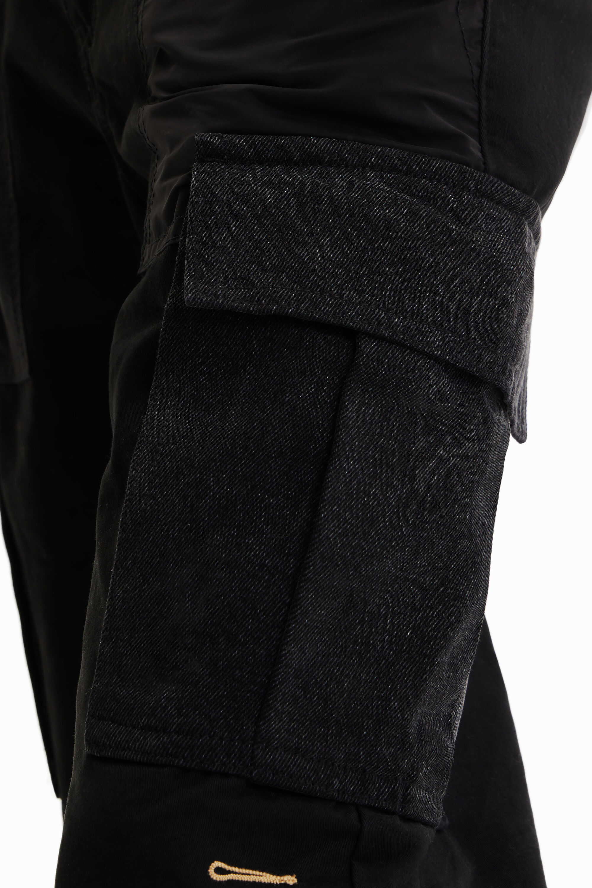 Pantalon cargo patchwork