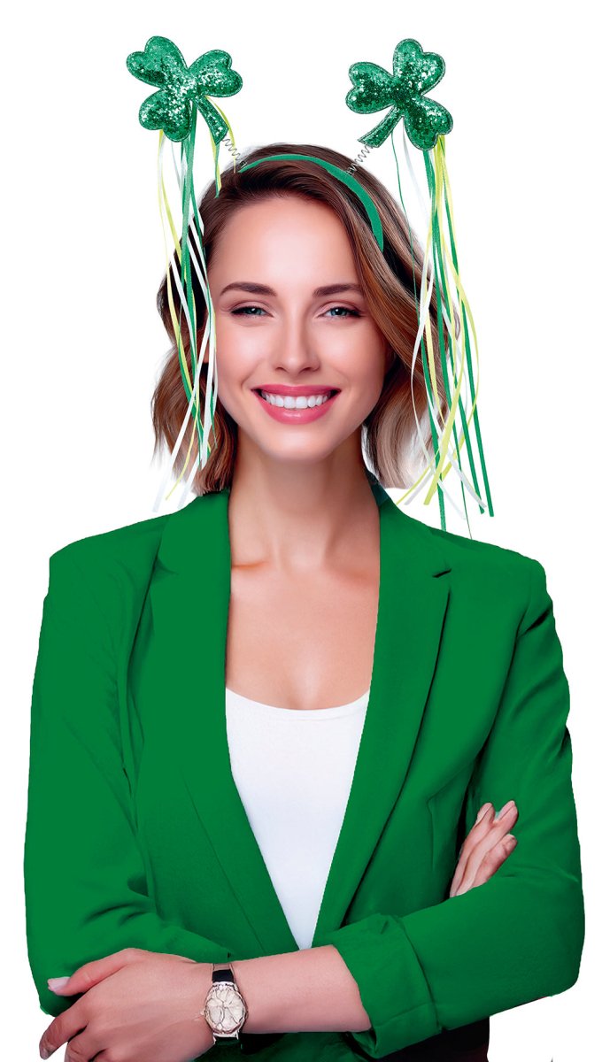 St. Patrick'S Day Haarband Klavertjes