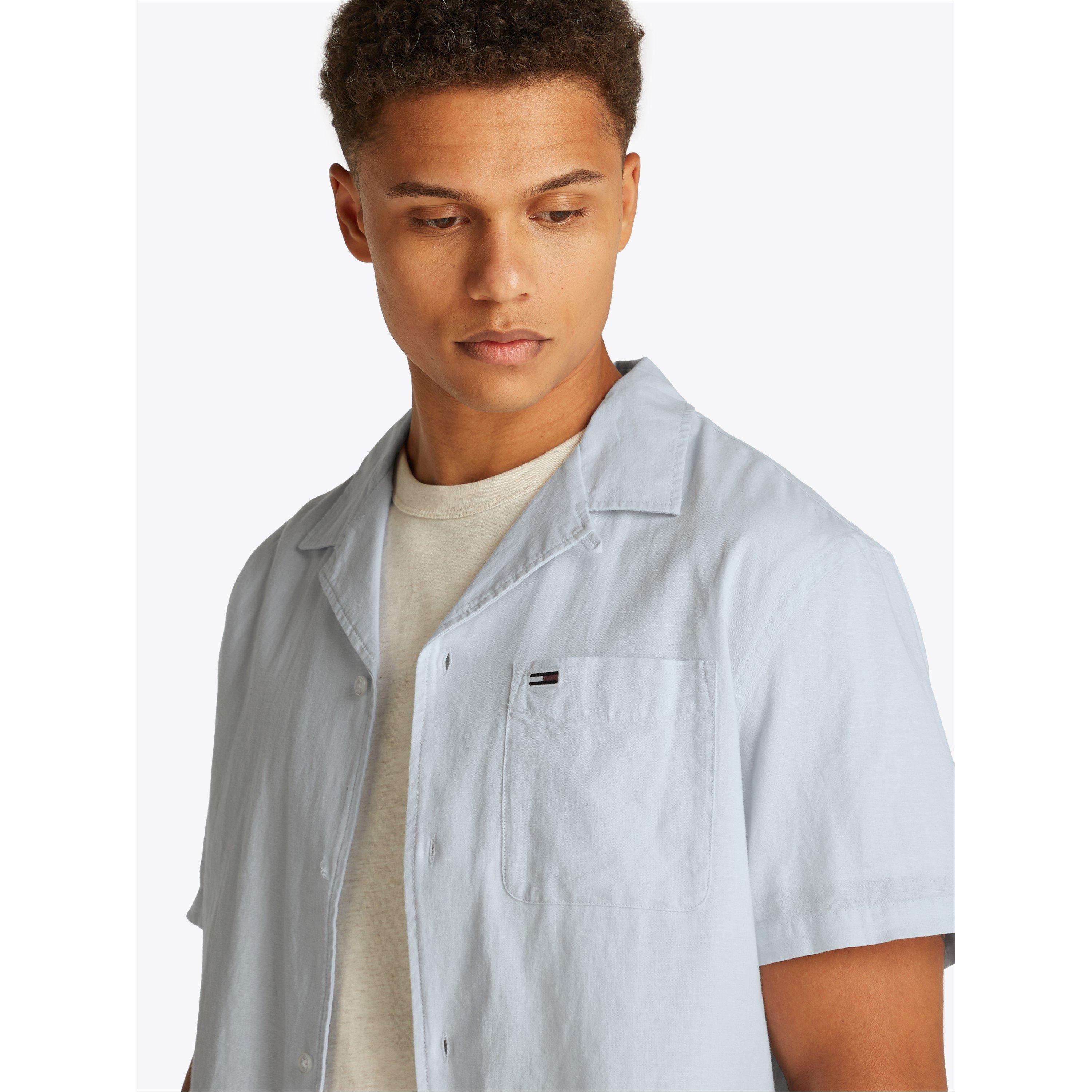 Tommy Jeans TJM LINEN BLEND CAMP SS EXT