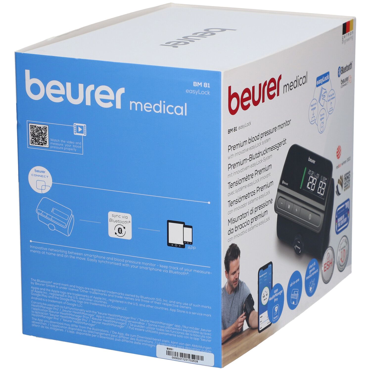 beurer® Blutdruckmessgerät BM 81 easyLock