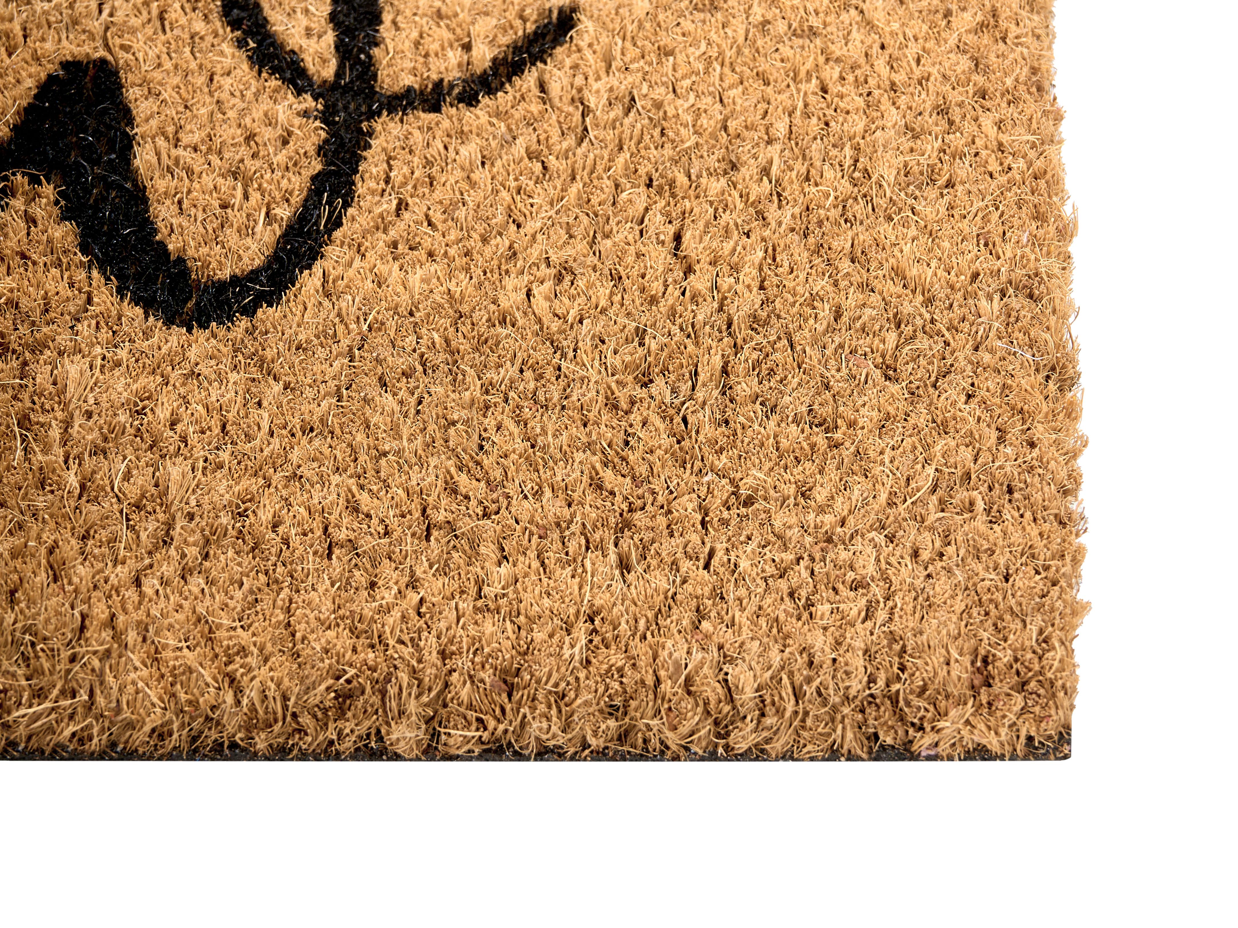 Deurmat CANAREM Natuurlijk 60 x 90 cm Kerstpatroon Kokos