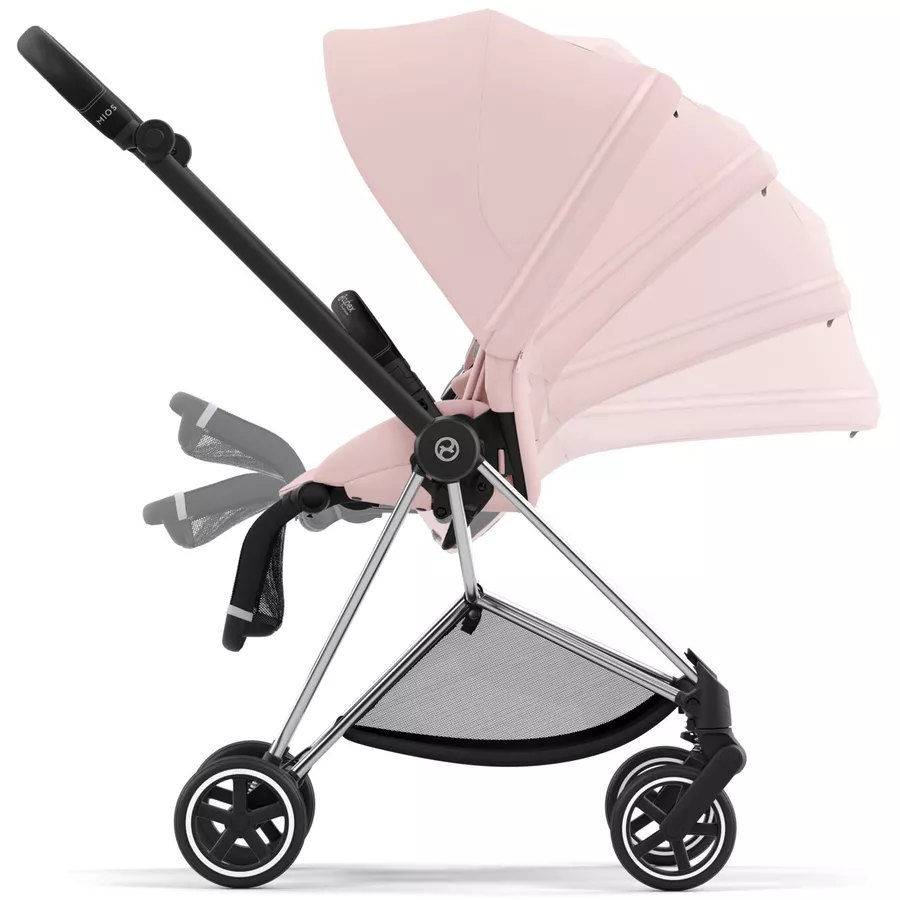 cybex PLATINUM Kombikinderwagen New Mios Chrome Black Peach Pink