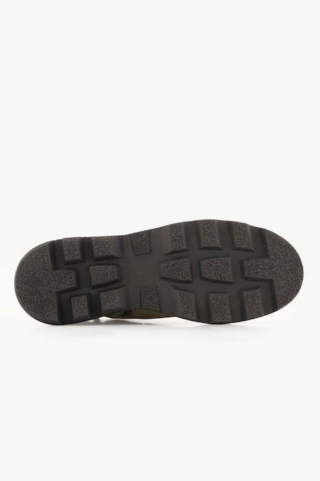 Leder-Stiefeletten, Elastikeinsatz, Wechselfußbbett, Weite H