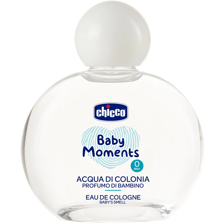 chicco Baby Moments Set 1 Körperbad 200 ml, Shampoo 200 ml, Eau de Cologne 100 ml
