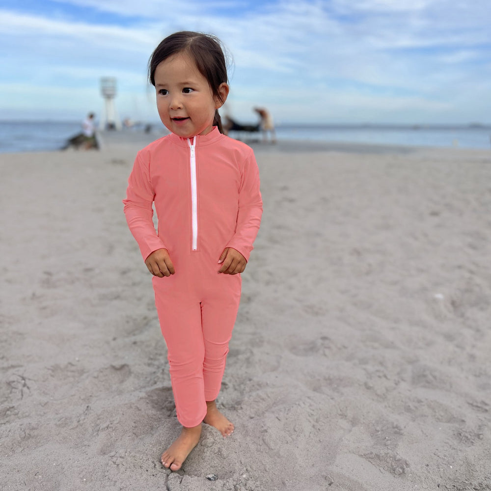 Køb Petit Crabe Tropicana Lou Heart Badeheldragt L/S