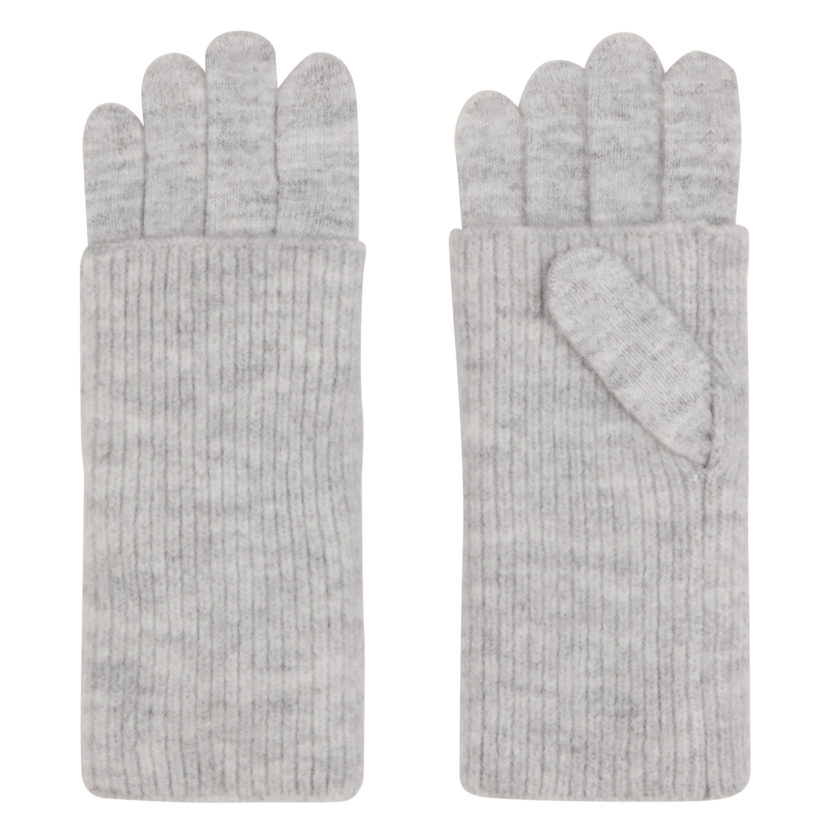 Gants côtelé | Gris