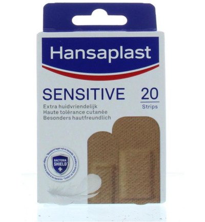 Hansaplast Sensitive skintone medium (20 stuks)