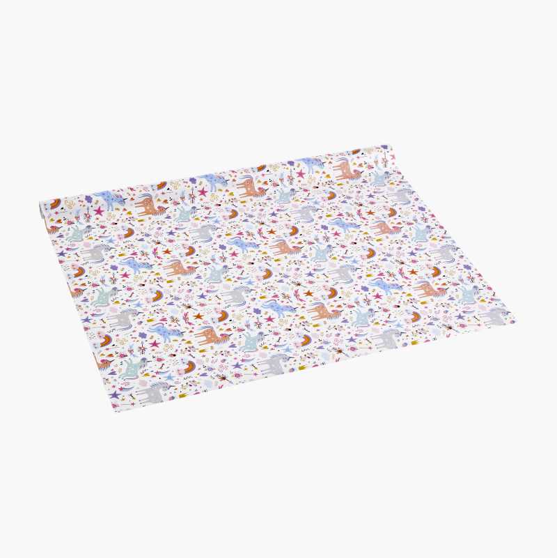 Gavepapir, barnemotiv, 4 x 0,7 m