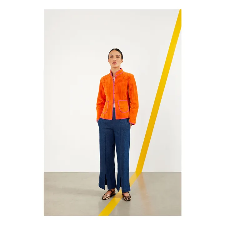 Maria de la Orden Veste Matelassée Fittonia | Orange