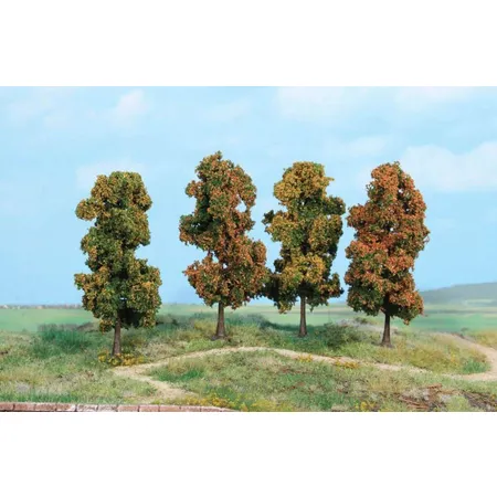Heki 2002 4 Herbstbäume 11 cm