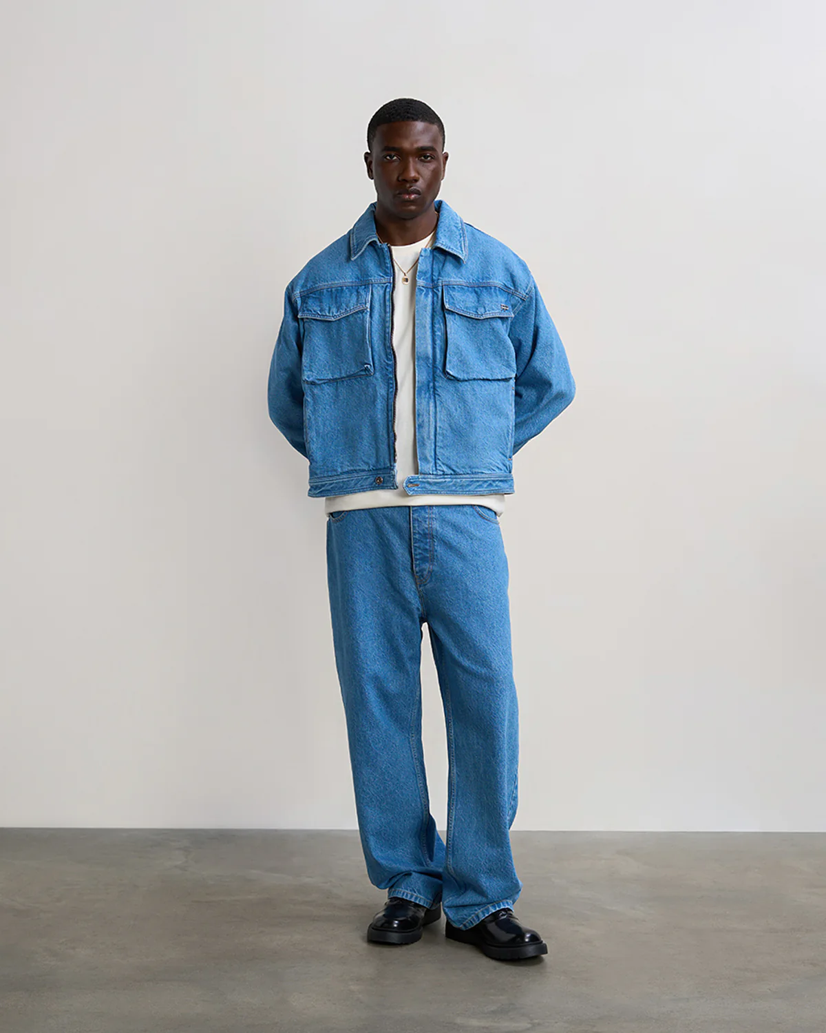 Denim Pants Washed Indigo