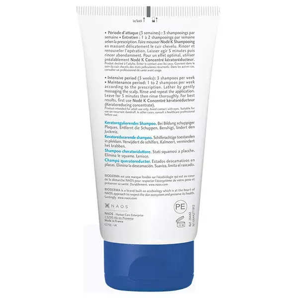 Shampoo anticaspa e antiprurido Bioderma Nodé K 150ml