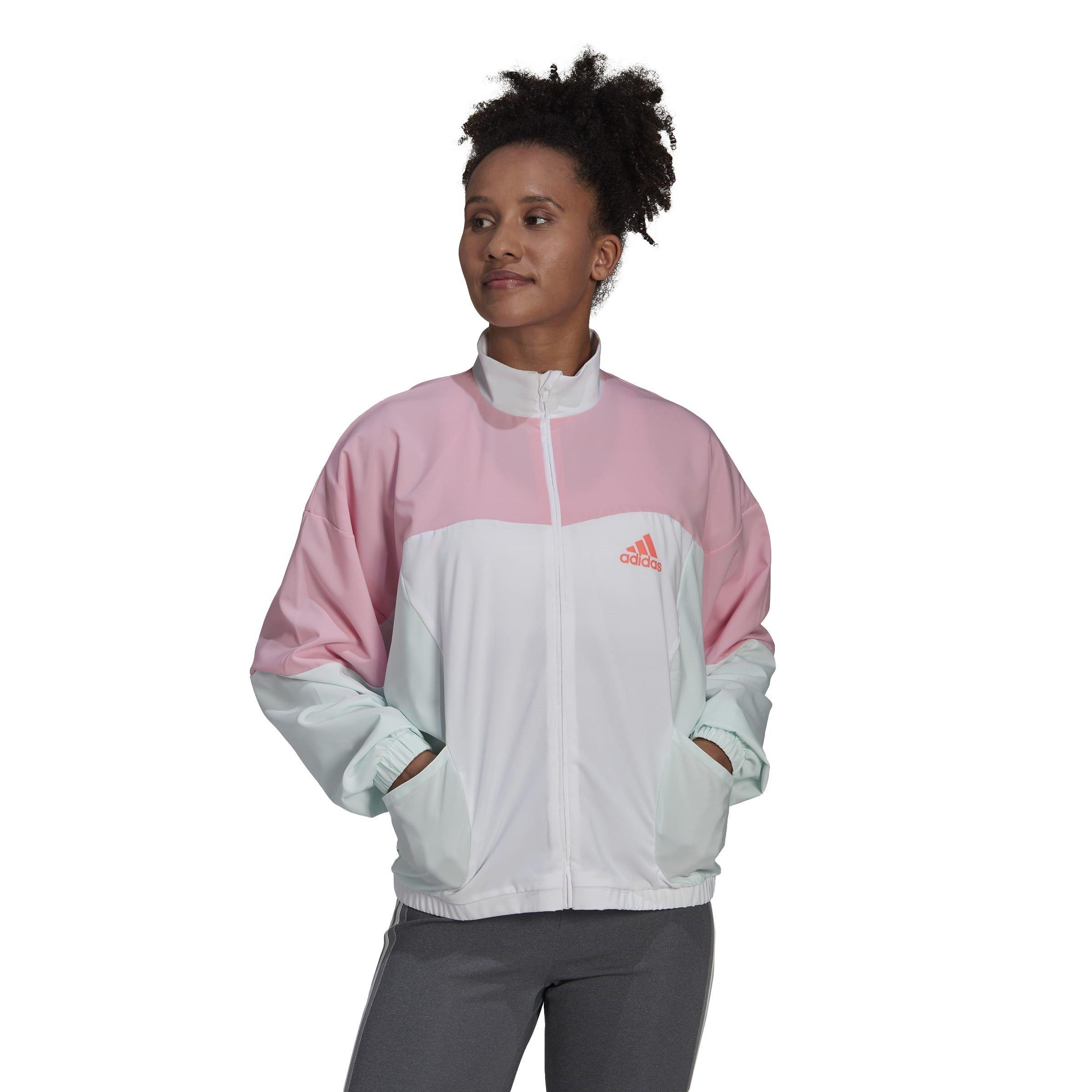 adidas Designed to Move Colorblock Track Jacket Womens