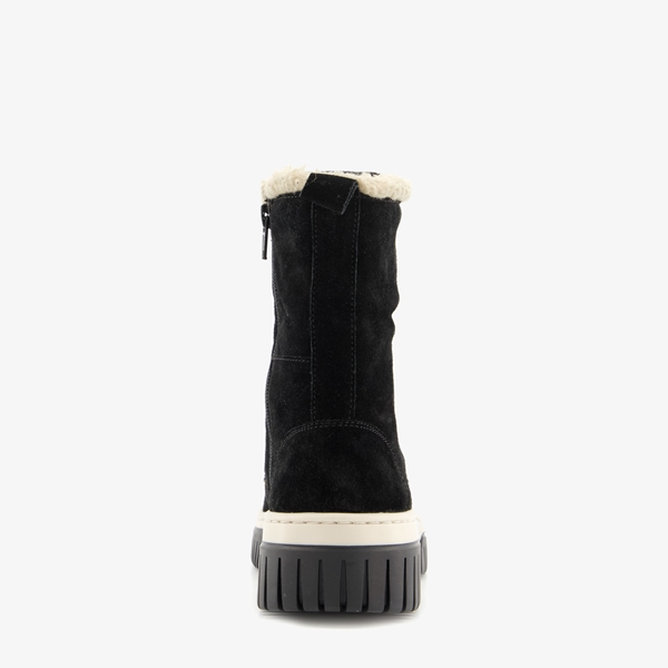 Hush Puppies gevoerde suede dames veterboots