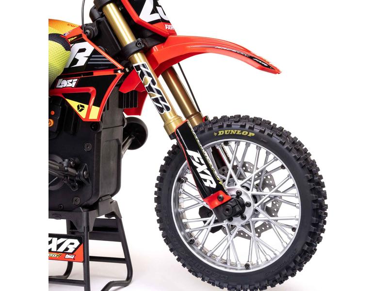 Team Losi Motorrad Promoto MX Rot, ARTR, 1:4 Leistungsstarkes RC Motocross Bike