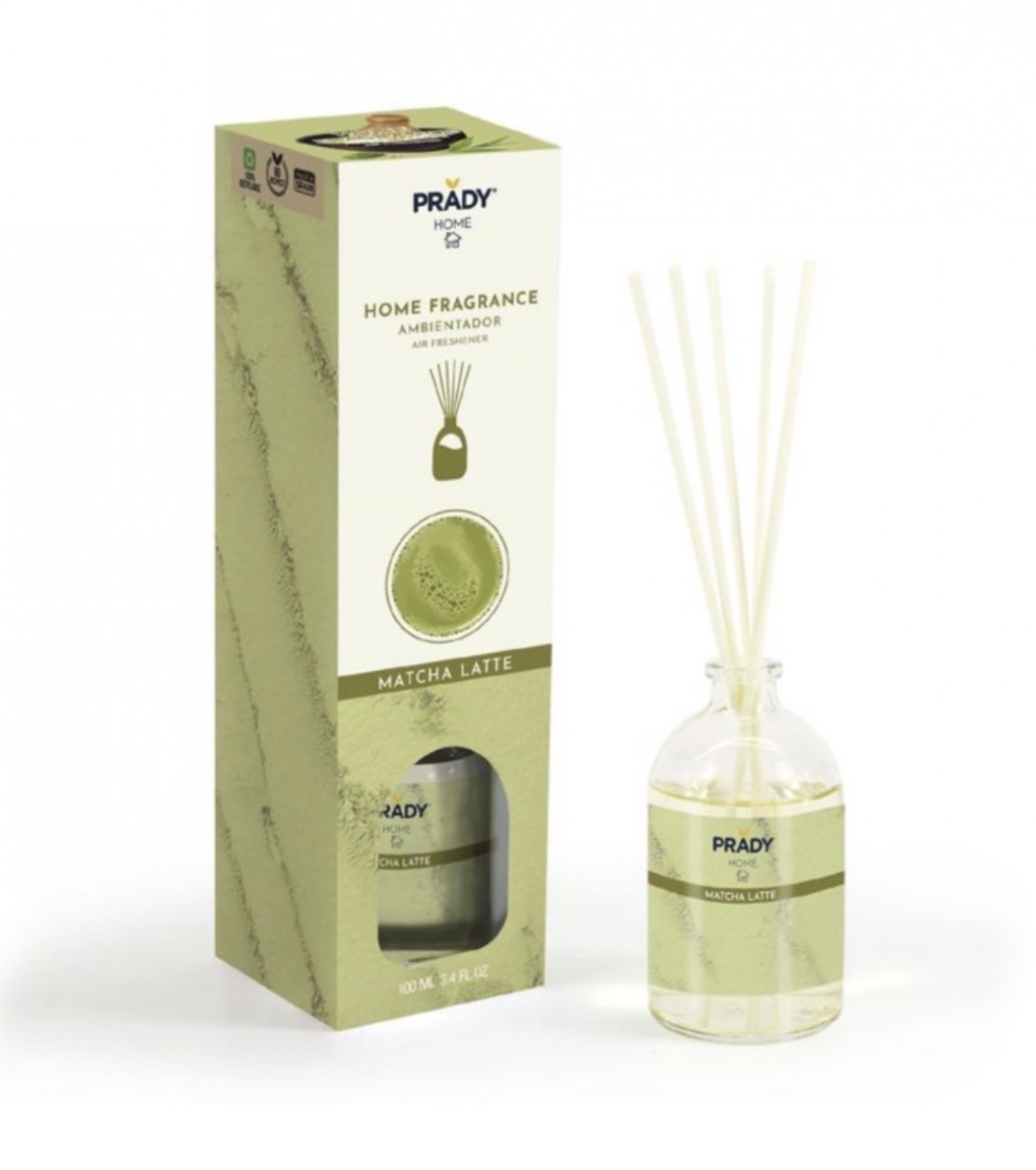 Prady - Ambientador Mikado - Matcha Latte