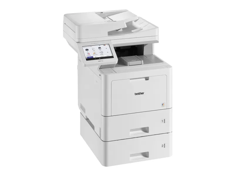 Brother MFC-L9670CDNT - Multifunktionsprinter - farve - laser - A4/Legal (medie) - op til 40 spm (kopiering) - op til 40 spm (udskriver) - 1120 ark - 33.6 Kbps - Gigabit LAN, USB 2.0, USB 2.0 vært, NFC