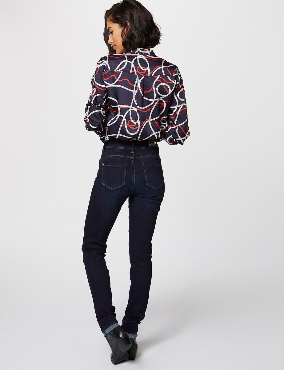 MORGAN<br>Calça jeans slim brut, 5 bolsos