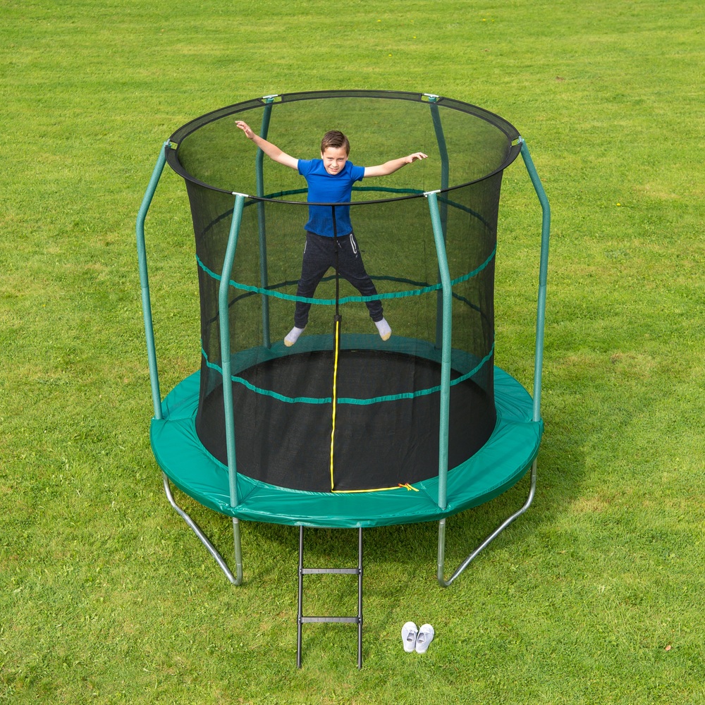 8-Fuß-Trampolin mit Sicherheitsnetz