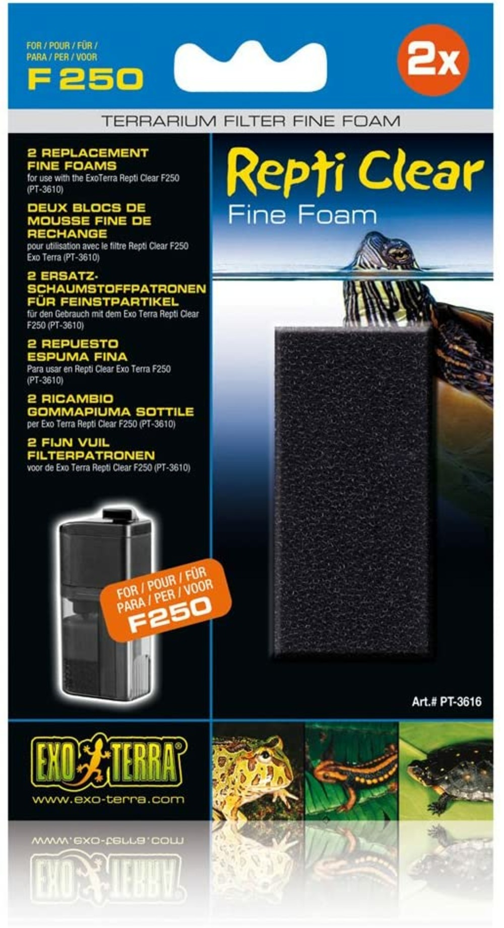 Mousse fine filtre repticlair 250