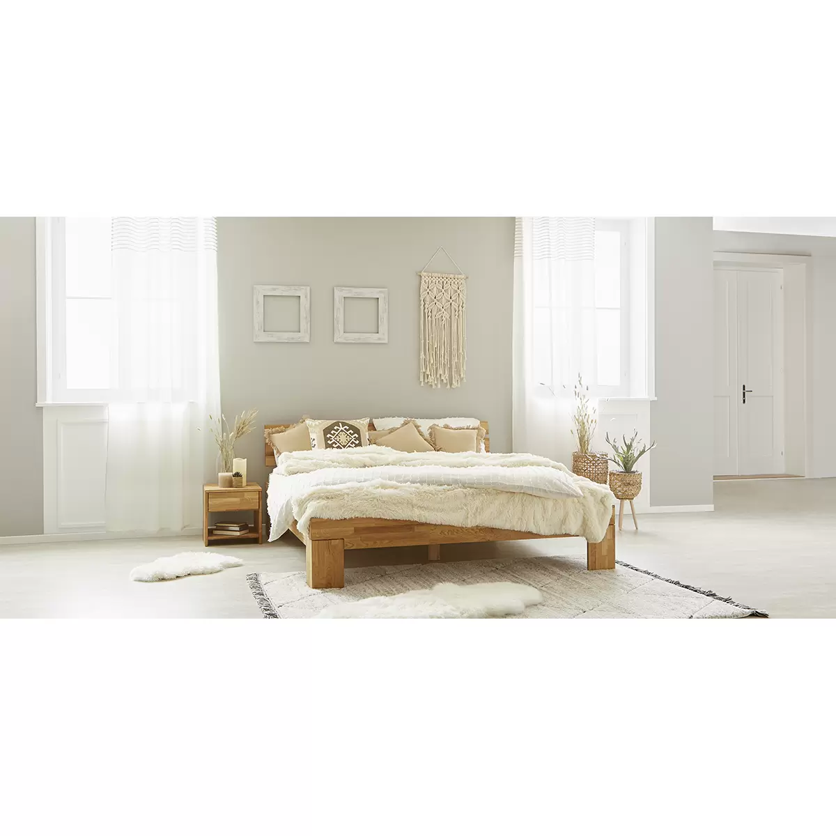 Futonbett Malu 180x200 Eiche