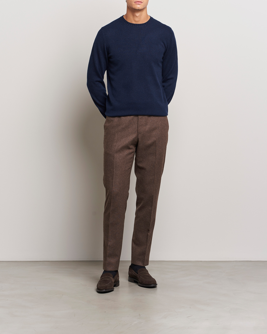Stenströms Cashmere Crewneck Navy