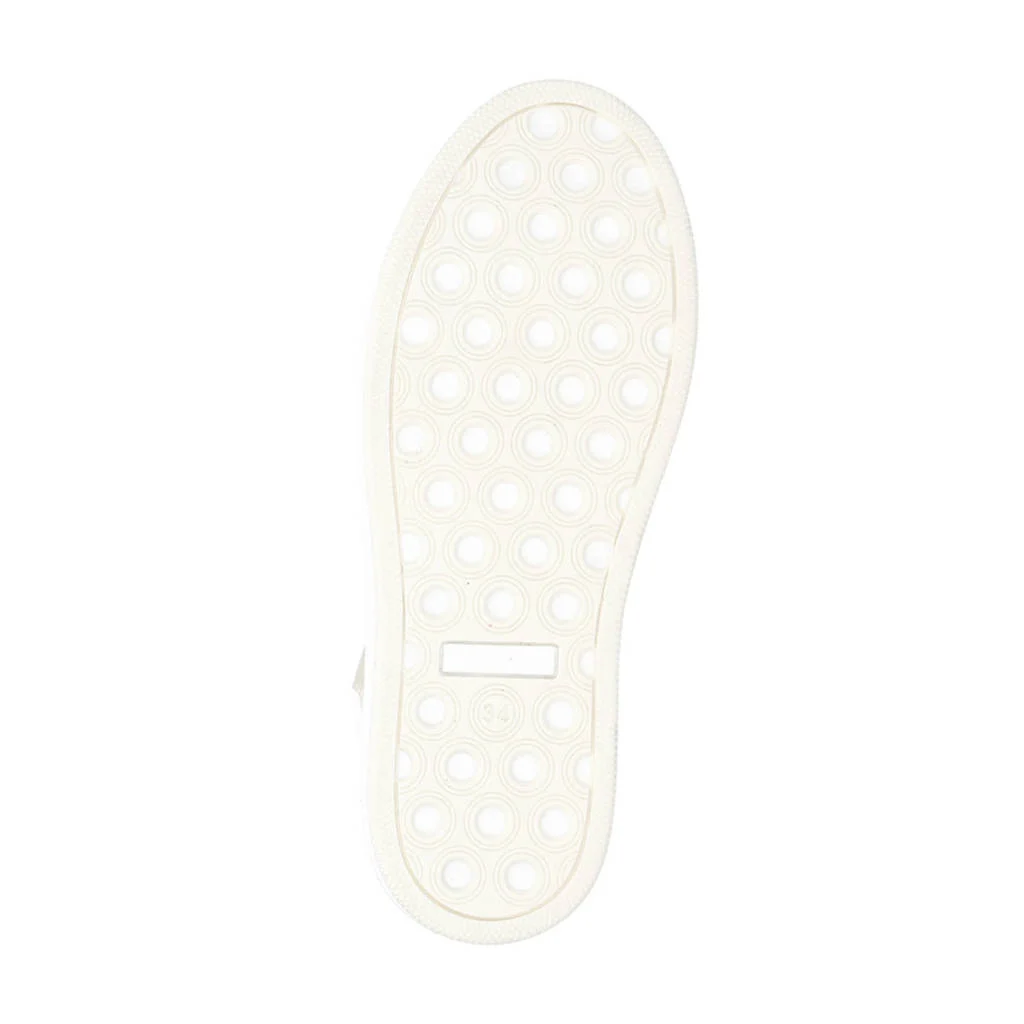 Red Code leren sneakers wit/beige/goud