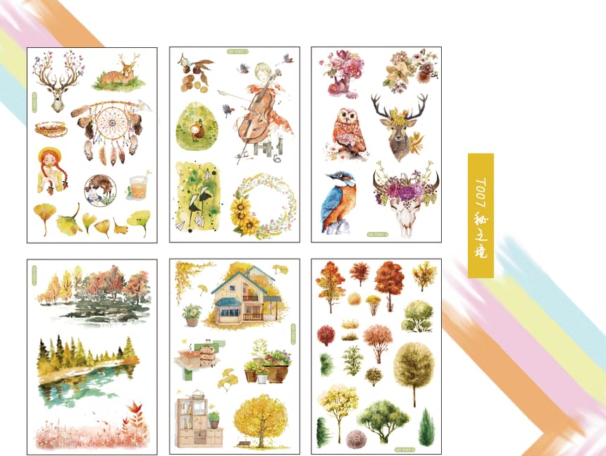 Jun's Journal - Sticker (verschillende ontwerpen)