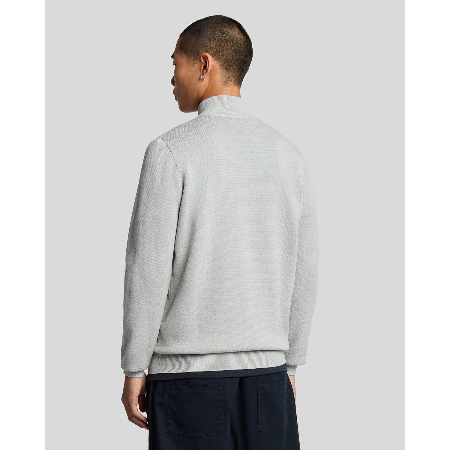 Lyle and Scott Fz Knit Jacket Sn54
